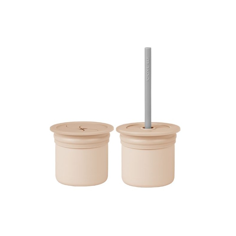 Sip + Snack - Bubble Beige / Powder Grey Minikoioi