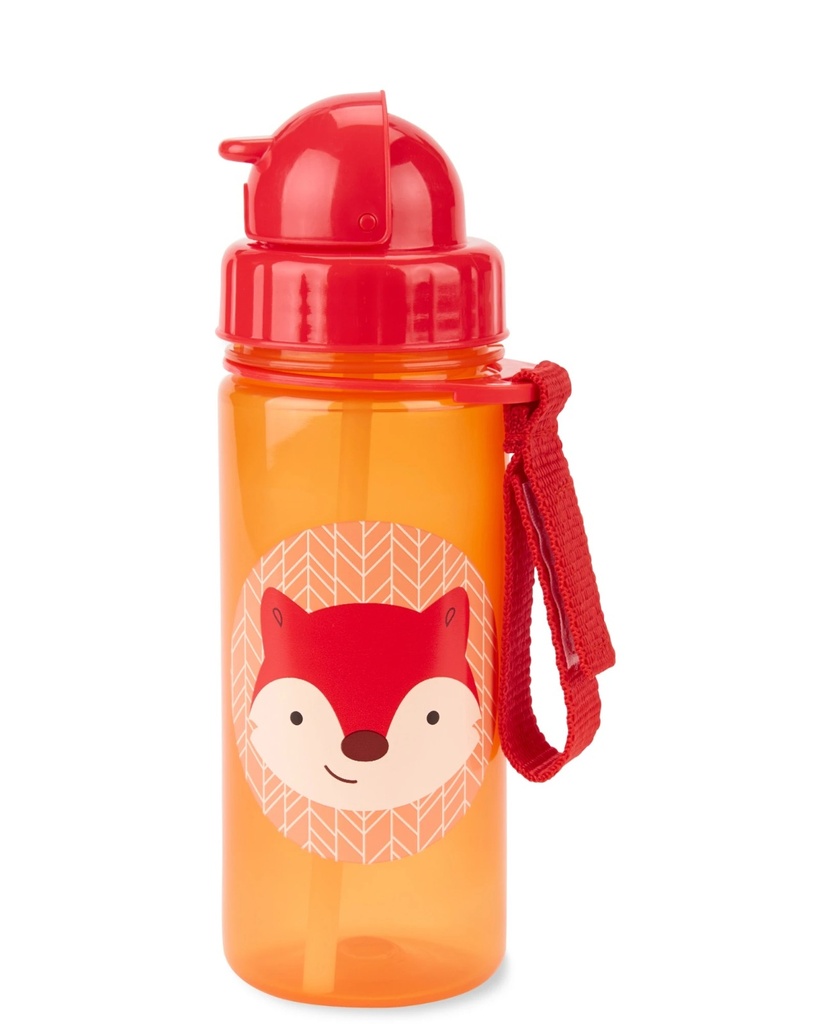 Zoo Straw bottle - Fox Skip Hop