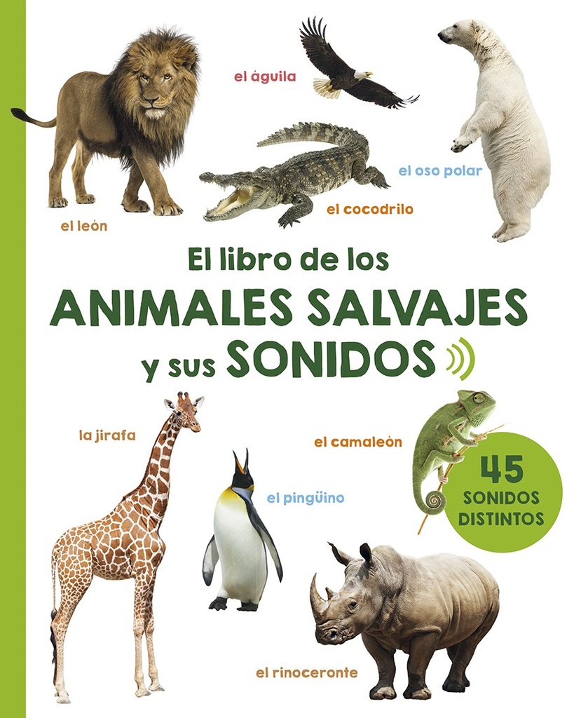 Libro de los animales salvajes y sonidos Picarona