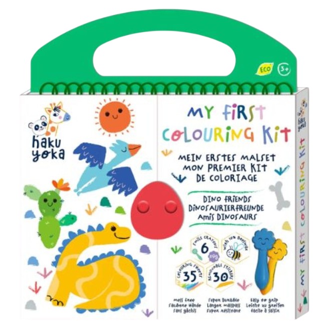 Mi Primer Kit Para Colorear - Dino Haku Yoka