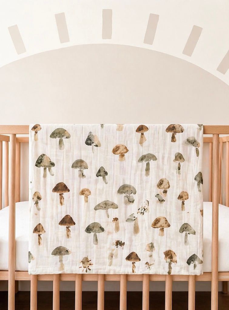 Rebozo muselina Fungi Nansu