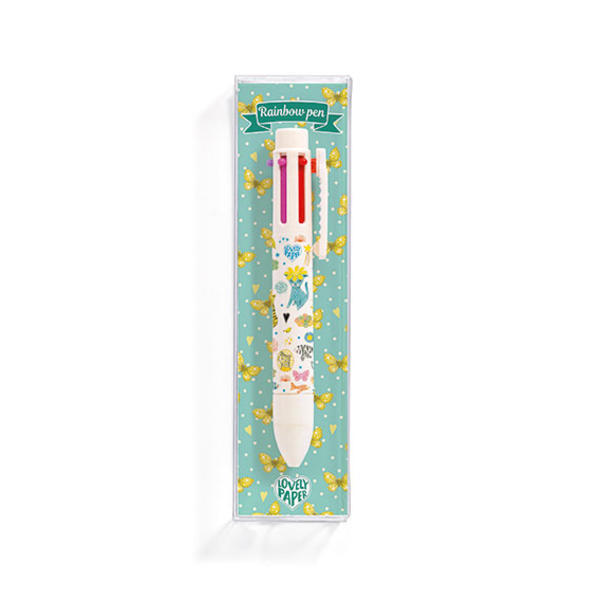Elodie Rainbow Pen (6 Colors) Lovely Paper By Djeco