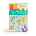 Puzzle Dinosaurios del Mundo 30 pcs Pika