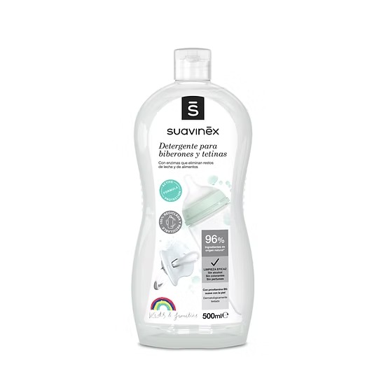 Detergente  Para Biberones y Tetinas 500ml  Suavinex