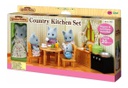 Country Kitchen Set (With Cat Mother) Sylvanian Families