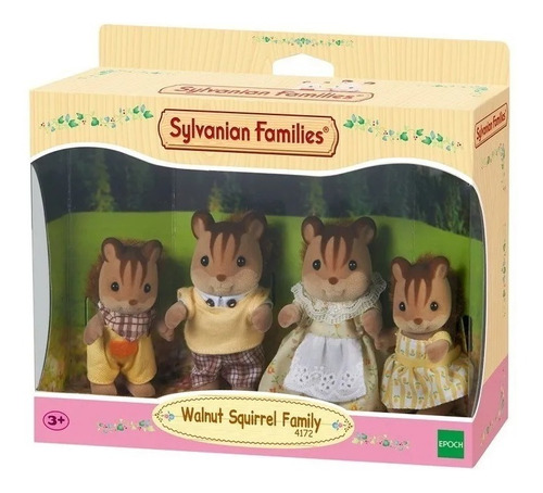 Walnut Squirrel Family Sylvanian Families