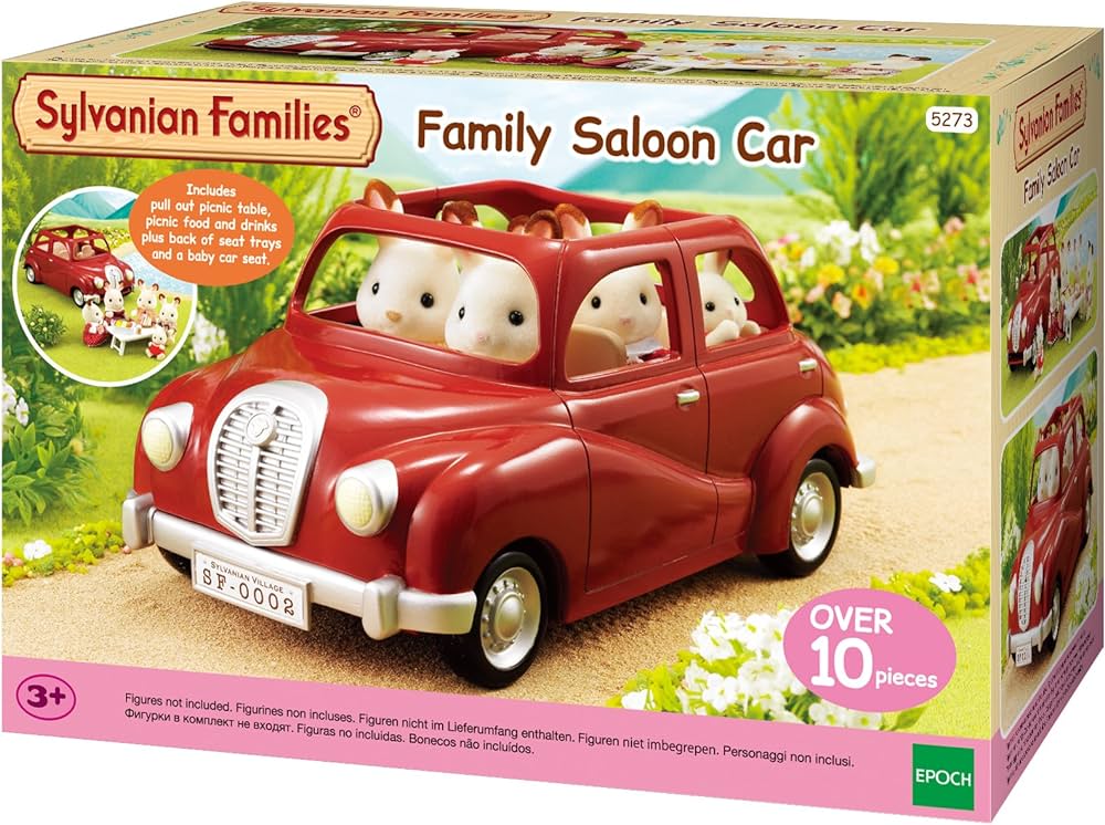 Family Saloon Car (Euro Version: Left Handle) Sylvanian Fami