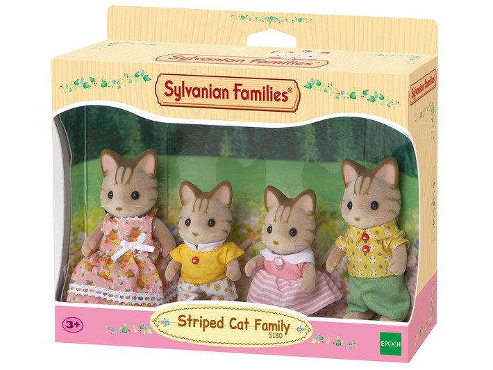 Striped Cat Family Sylvanian Families