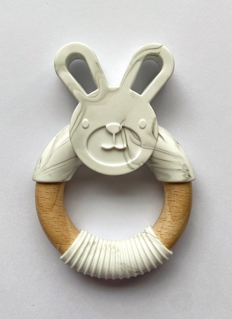 Mordillo Bunny Blanco mármol Nansu