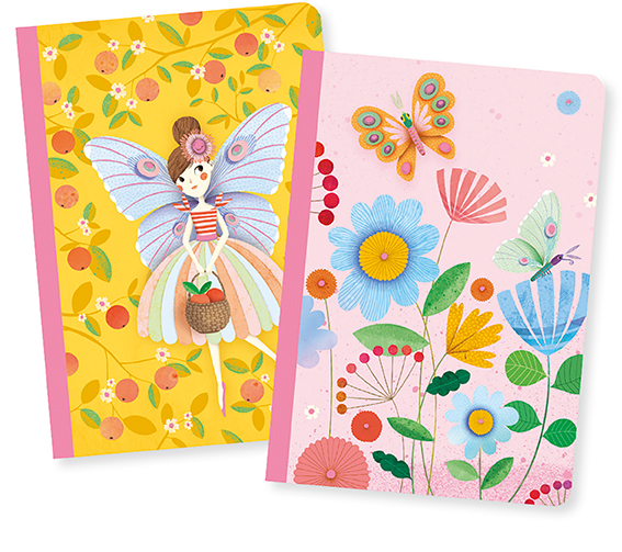 Rose Little Notebooks Lovely Paper By Djeco
