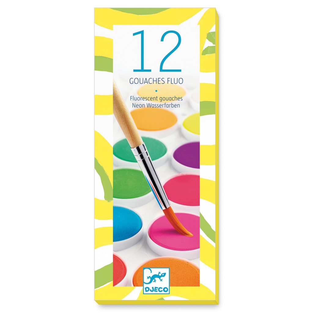 12 Color Cakes - Pearly Design By By Djeco