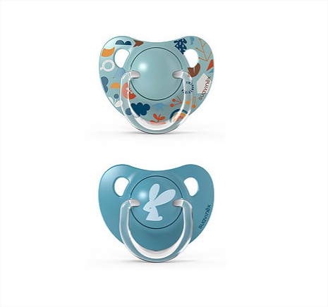 Chupete Anatómico 0-6M (X2Uds) Forest Celeste Suavinex