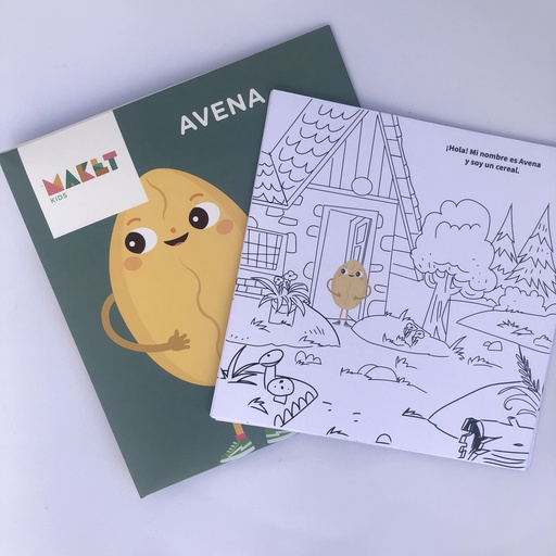 [MAK04] Lamina para colorear Avena MAKET KIDS