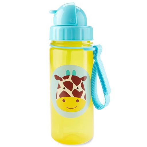 [195861020813] Zoo Straw Bottle PP 390 ml - Giraffe Skip Hop