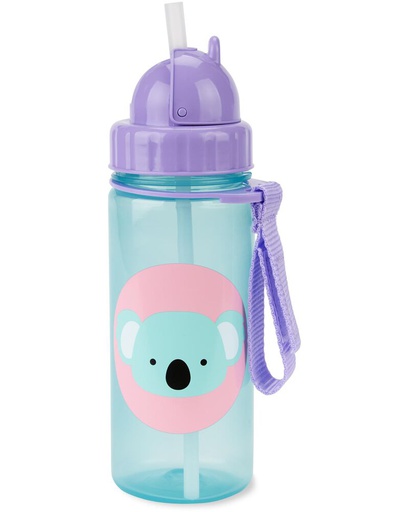 [195861020912] Zoo Straw Bottle PP 390 ml - Koala Skip Hop