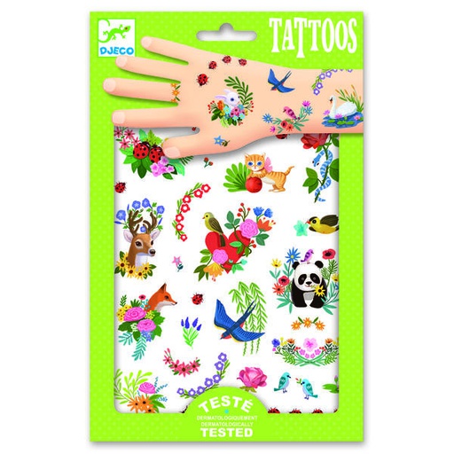 [DJ09591] Happy spring Tatoo Design by Djeco