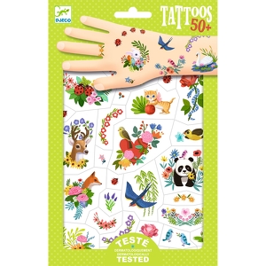 [DJ09591] Happy spring Tatoo Design by Djeco
