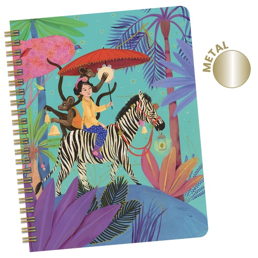 [DD03693] Judith spiral notebook - FSC MIX Lovely Paper by Djeco