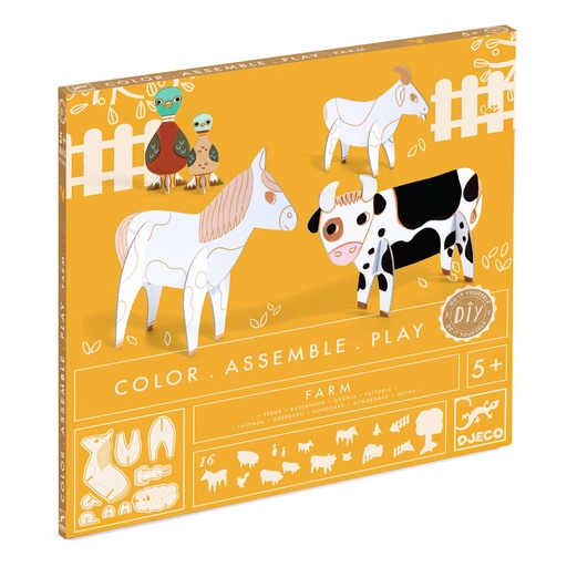 [DJ08000] Color Assemble Play Farm Djeco