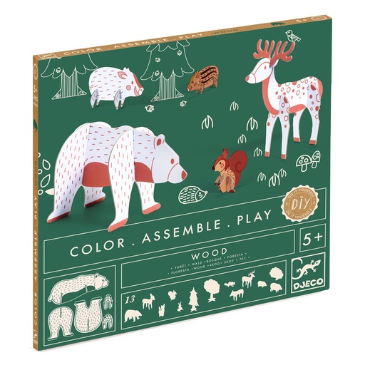 [DJ08001] Color Assemble Play Wood Djeco