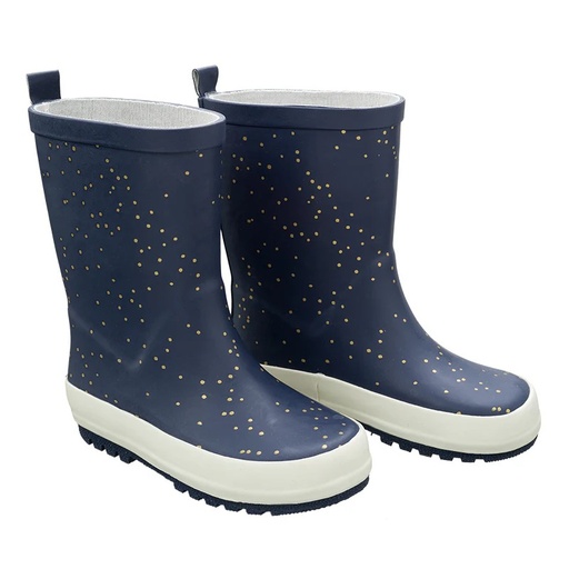 [FR10-22-28] Rainboots Indigo dots T28 Fresk