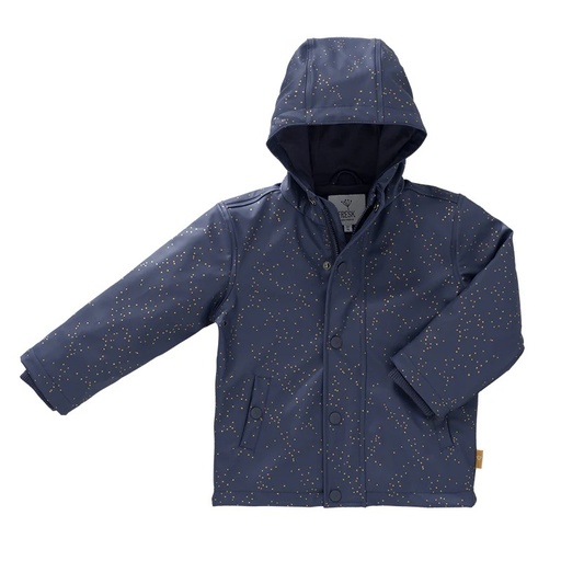 [RC22-04] Raincoat Indigo dots 4 yrs Fresk