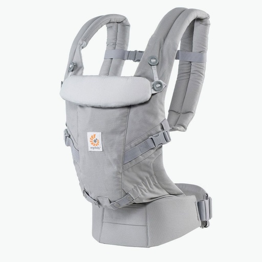 [845197061386] Porta bebe Adapt Pearl Grey liso Ergobaby