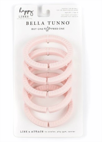 [810062130832] Juego de eslabones silicona light pink Bella Tunno