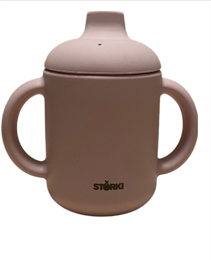 [0608011944926] Primer Vaso con Asas rosado Storki