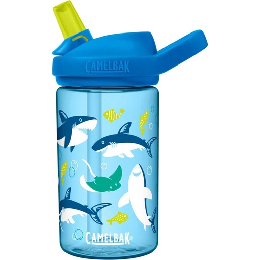 [886798030609] Botella Eddy Kids 400ml Tiburones Mantarrayas Camelbak