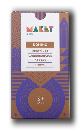 [MAK18] Domino en cartas Proteinas/Carbohidratos/Grasas/Fibra  Maket