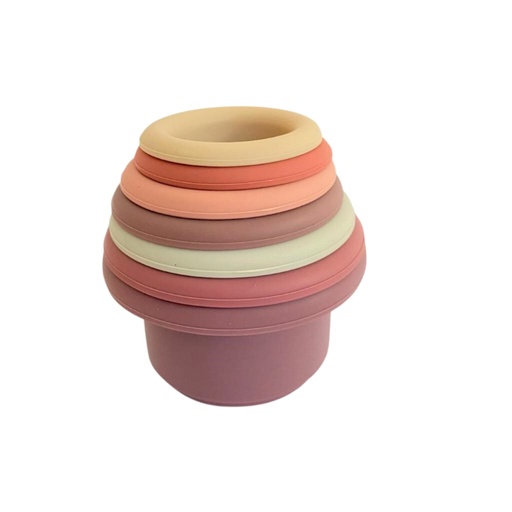 [HOPP71] Tazas apilables rosa Hopping