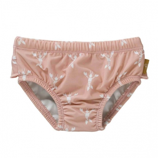 [SW025-04-74] Swim UV Diaper pants girls Lobster Cameo Rose 6-12m Fresk