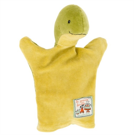 [632121] Camille The Turtle Hand Puppet La Grande Famille Moulin Roty