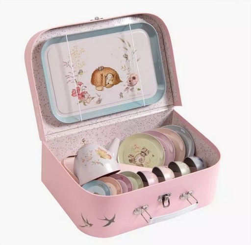 [710538] Tea Set (14 Pcs) Les Rosalies Moulin Roty