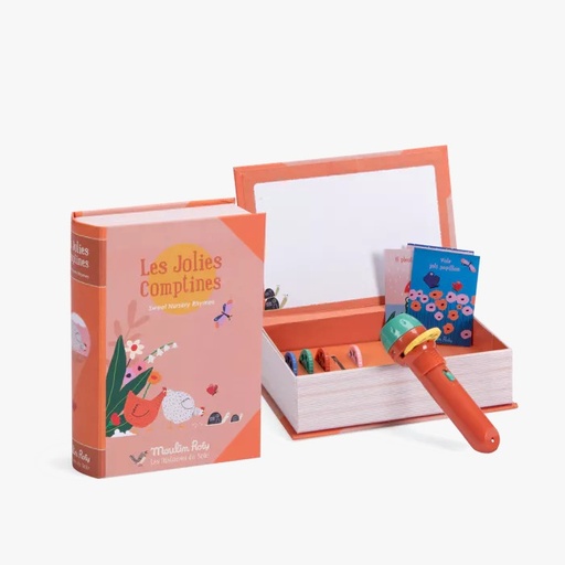 [711175] Storybook Torch Set Nursery Rhymes Moulin Roty