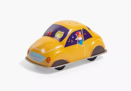 [720396] Yellow Friction Car Les Jouets Métal Moulin Roty