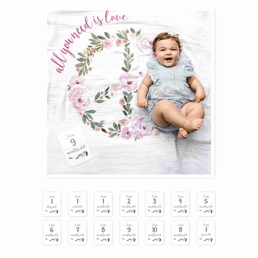 [628233455932] Baby First Year diseño All you need is love Lulujo