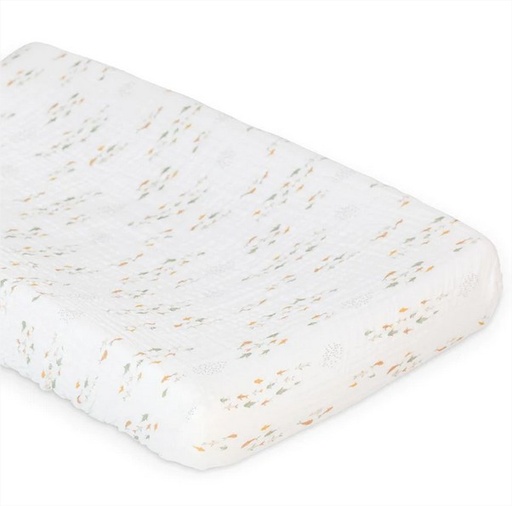 [628233457219] Cubre cambiador muselina fish Lulujo (81  X 43 cm)