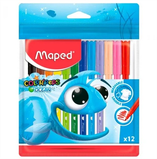 [3154148457206] Marcadores Colorpeps Ocean x 12 Maped