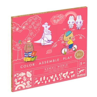 [DJ08007] Color Assemble Play Kawaii World Djeco