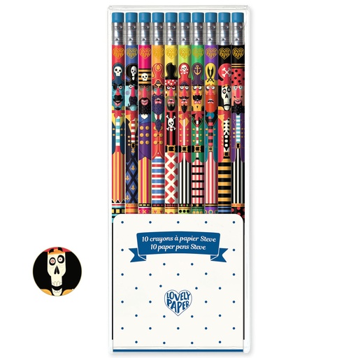 [DD03752] 10 Pencils Steve Djeco