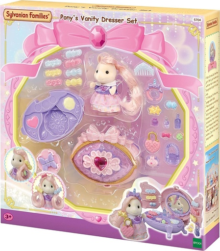 [5704] Pony Vanity Dresser Set  Sylvanian Families
