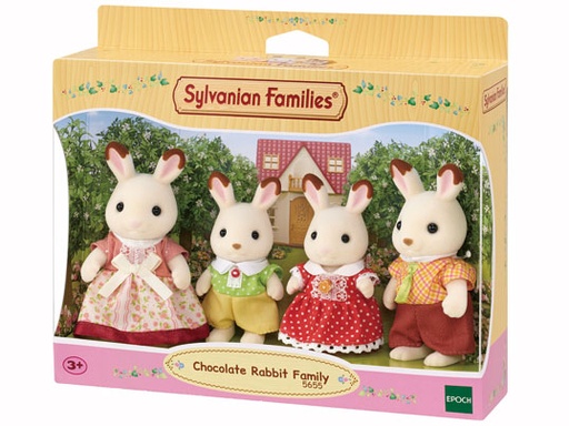 [5655] New chocolate Rabbit Family Sylvanian Families