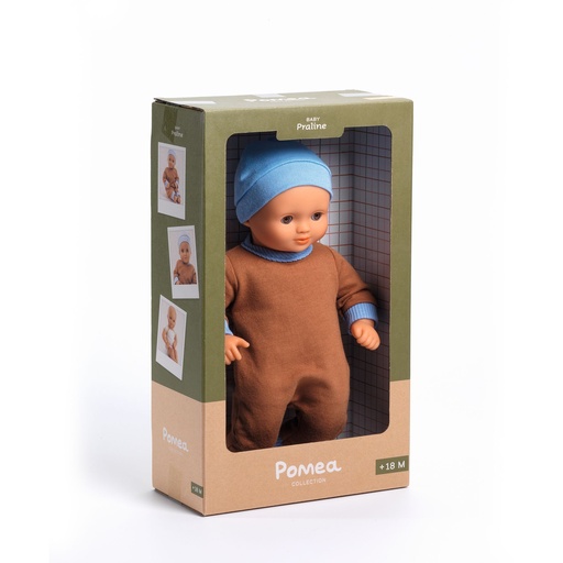 [DJ07870] Baby Doll 32 Cm Dressed - Baby Praline Pomea Djeco