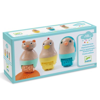 [DJ09035] Light Clay - Rolls, Faire Des Traces - Fsc 100% Djeco