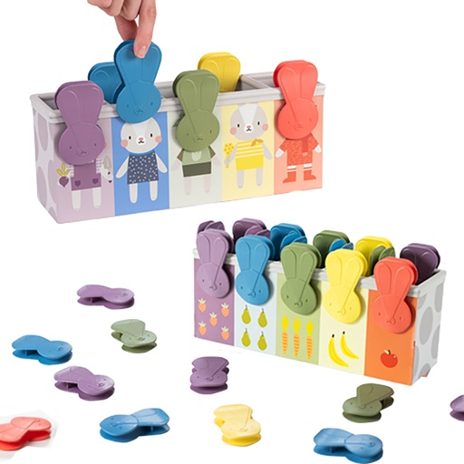[605566132150] Bunny School - agrupa y cuenta Taf toys