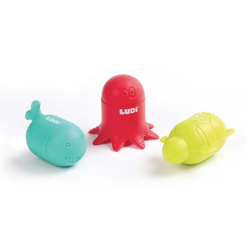 [LD40055] Juguetes rociadores animales marinos Ludi