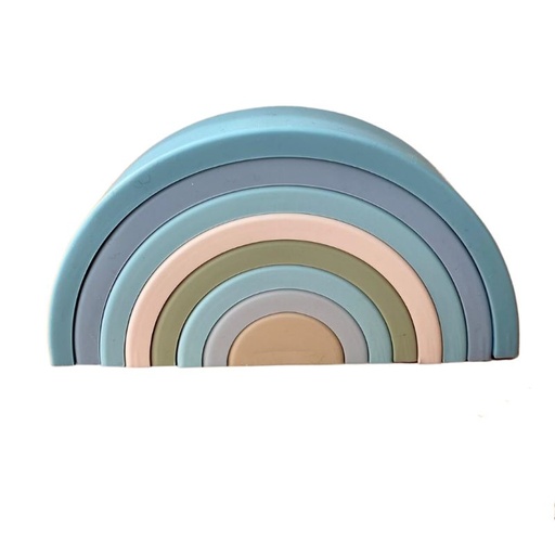 [HOPP80] Arcoiris en silicona chico celeste Hopping