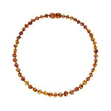 [BNB4] Collar Baroque Ambar perlas Cognac Amberos